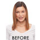 EasiPart XL French HH 18" Topper | Before | Jon Renau | | Hair to Ware