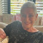 Amanda's mum, Pat, after chemo